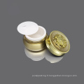 15G 20G 30G Gol vide rond Prêt à expédier double mur en acrylique Jar 20 ml 50 ml Plastique Gold Fancy Lotion